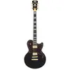 D'Angelico D'angelico Deluxe Atlantic Baritone Solid Black Guitar...