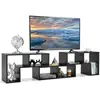 GOPLUS Meuble TV Console 3 pièces pour téléviseurs jusqu'à 165,1CM,Sty...