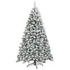 GOPLUS 180CM Sapin de Noël Lumineux-928 Branches+250 LED Blanc Chaud-R...
