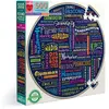 eeBoo Words-Puzzle Adulte 500 pièces sur 100 Grands Mots du vocabulair...