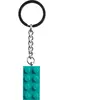 LEGO Autre Porte-clés Brique 2x4 bleu-vert vif 854303