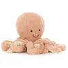 Jellycat Peluche Ocean Crew Odell pieuvre rose (23 cm)