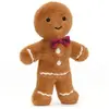 JellyCat Peluche Fred Le Bonhomme Pain D'epices Original(2024)