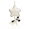 Peluche musicale Chien noir et crème (30 cm)