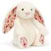 Jellycat Peluche Bashful Lapin en fleurs Crème (31 cm)