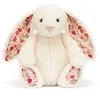 Jellycat Peluche Bashful Lapin en fleurs Crème (18 cm)