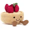 Jellycat Peluche Amuseable Fleurette la Tarte aux fraises (11 cm)