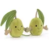 Peluche Amuseable Paire d'Olives (18 cm)