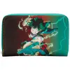Funko Loungefly : My Hero Academia - Deku Portefeuille à fermeture éclair