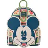 Disney Loungefly Mini Backpack Mickey and Minnie Holiday