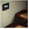 SILAMP Balise led saillie 3W 220V 120° Noire IP44 pour Escalier - Blanc