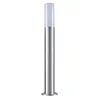 Borne Extérieure 60cm 220V IP65 ARGENT pour Ampoule E27 - SILAMP