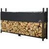 ShelterLogic® - Houtopslagrek XL met Hoes SL90381 - Brandhoutrek 36x239x119 cm