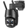Caméra de surveillance Ctronics 2.5K 4MP extérieure Double objectif Zo...