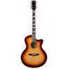 Godin Connaisseur Sunset Burst Maho elektrisch-akoestische westerngita...