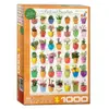 Eurographics puzzel Cacti & Succulents - 1000 stukjes