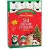 Eurographics Calendrier de l'Avent - Moustaches de Noel - 24 Puzzles 8...