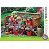 Puzzle Eurographics - Banc de jardin, 1000 pièces