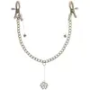 Fetish Fantasy Crystal Tepelklemmen Met Ketting En Diamantjes