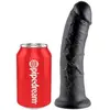 King Cock Zwarte realistische dildo 20 cm