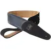 DR Strings BTS-BK Black Butter-Soft Premium leren gitaar- of basgitaar...