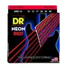 DR Strings DR NRE-10 - Hi-Def Neon - Red, jeu guitare électrique, Medium 10-46