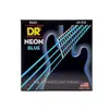 DR Strings DR NBB-45 - Hi-Def Neon - Blue, jeu guitare basse, Medium 45-105