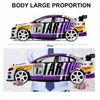 1:10 70 km / h 2.4g rc voiture 4wd double batterie haute puissance led...