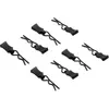 AXIAL Clip corporel de 6 mm avec onglets (8), AXI250010, Multicolore
