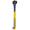 Pedro's Pro 2.0 Manche à Douille Unisex-Adult, Black/Yellow, 24 and 25,4 mm