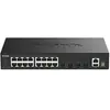 D-Link 16 Ports GE + 4 Ports 10G SFP+ Smart Managed Switch (20 Ports),...