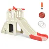 Costway - Toboggan 6 en 1 pour Enfant - Glisse de 140 cm - avec Panier...
