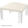 COSTWAY Toile de Rechange pour Pavillon 3m x 3m en Polyester Imperméab...