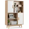 COSTWAY Bibliothèque à 4 Niveaux 80 x 24 x 120 CM, Meuble de Rangement...