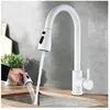 JUNSOTTOR Robinet de cuisine avec Douchette Extensible blancMitigeur d...