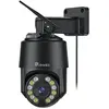 Ctronics 4K 8MP Caméra Surveillance Extérieure WiFi 2,4/5GHz, Détectio...