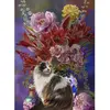 SunsOut Pièces XXL - Chat et Fleurs Asiatiques 67655