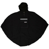 The people's poncho Poncho Mixte, Noir, Taille unique