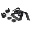 Crushious - Lace Me Up - Bondage Lacy Set - Zwart
