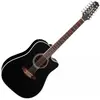 Takamine EF381SC Gloss Black elektrisch-akoestische 12-snarige western...