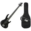 ESP LTD B-15 Kit Black Satin basse 5 cordes avec housse