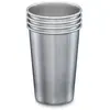Klean Kanteen - RVS Drinkbeker 473ml - 4Pack - set van 4 metalen bekers