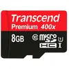 Transcend Premium - carte mémoire flash - 8 Go - microSDHC UHS-I