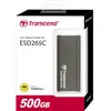 Disque dur externe TRANSCEND ESD265C 500Go USB 10Gbps Type C