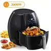 LIIMOO 9.5L/2000W Air Fryer, Friteuse à Air sans Huile avec 8 Programmesdes, 80 °C à 200 °C, Anti-brûlure Boutons, Ecran Tacti