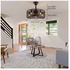 Gojoy - Ventilateur de Plafond ,Ventilateur de Plafond Vintage avec Té...