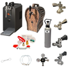ICH Complete Set - Biertap JET 30 - 1-kraans, 35 liter/uur - met 4 x Fustkoppeling, Schoonmaakset en met houten vat