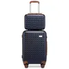 Kono Set de 2 Valise Cabine Rigide Valises de Voyage 55cm à 4 roulette...