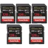 SanDisk 5PCS Carte mémoire SD SDXC 128 Go SanDisk Extreme Pro SDXC UHS...
