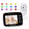 Babyphone Caméra Vidéo Bébé Moniteur - JASENX - 3.5 Inches LCD - Vision Nocturne - Surveillance Température